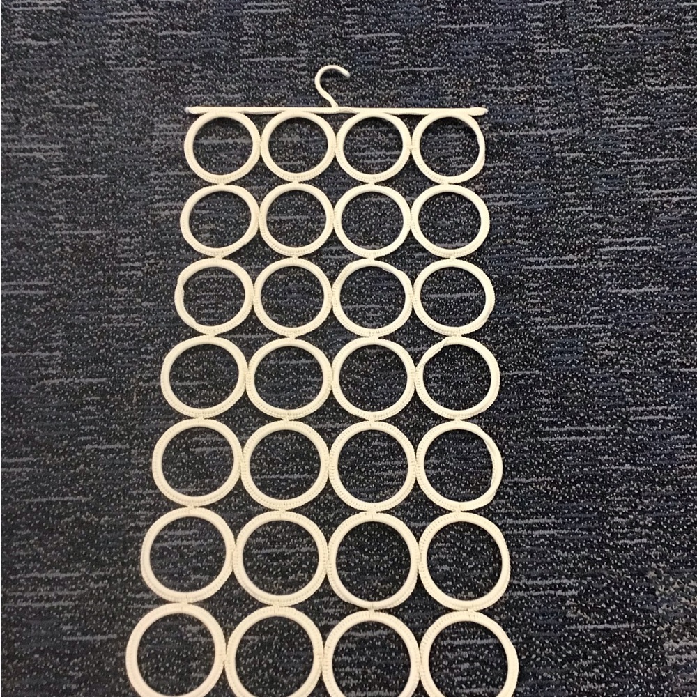 IKEA Komplement Ivory Macrame 28 Scarf Holder